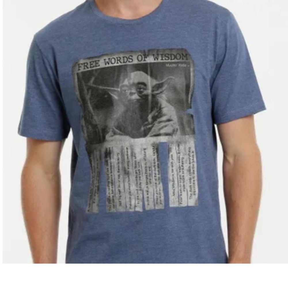 Star Wars Yoda Graphic Tee free words of wisdom
